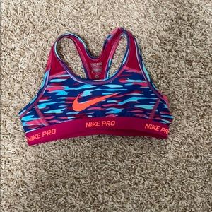 Colored sports bra